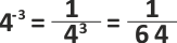 Negativer Exponent